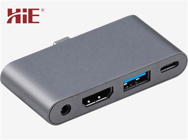 USB-C 4-nan-1 Docking Station