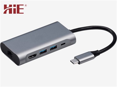 USB-C 5-nan-1 Docking Station